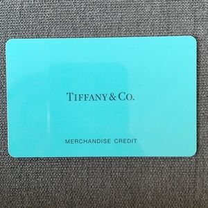 Tiffany & Co. merchandise credit